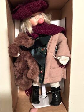 Rare* 14” Katz Porcelain Doll by Linda Steele Limited Edition of 3600